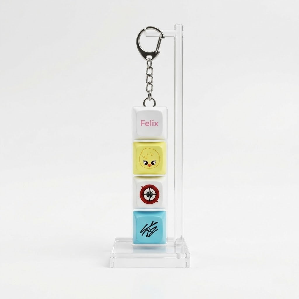 SKZOO Linear Keycap Pendant