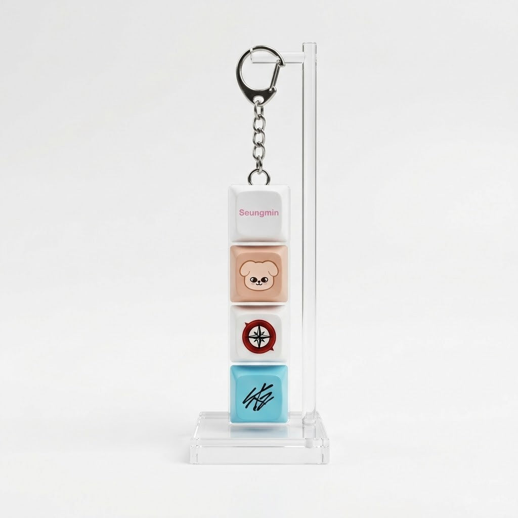 SKZOO Linear Keycap Pendant