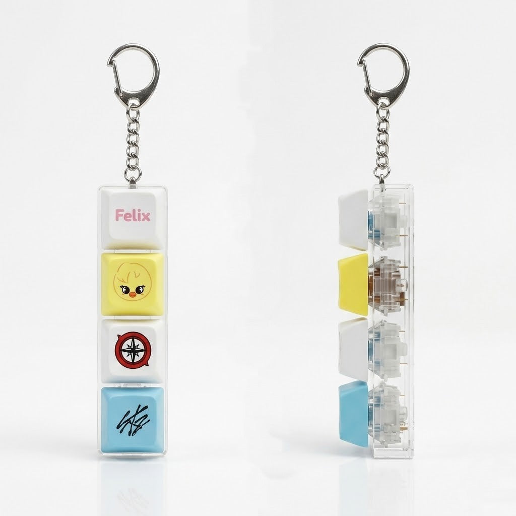 SKZOO Linear Keycap Pendant