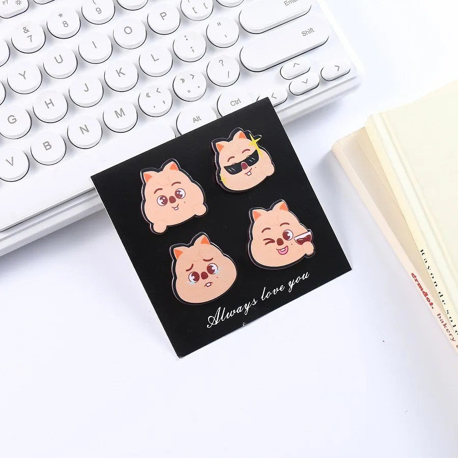 SKZOO 4-Piece Character Pin Collection