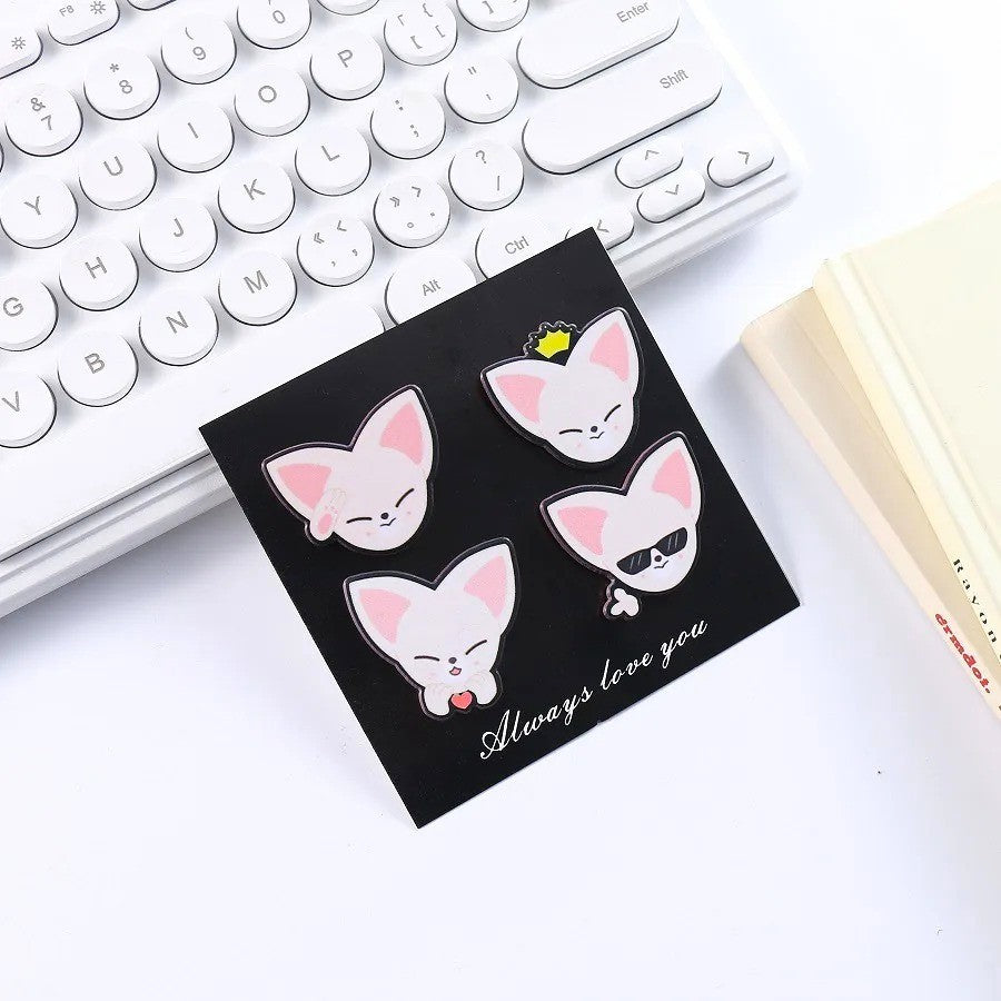 SKZOO 4-Piece Character Pin Collection