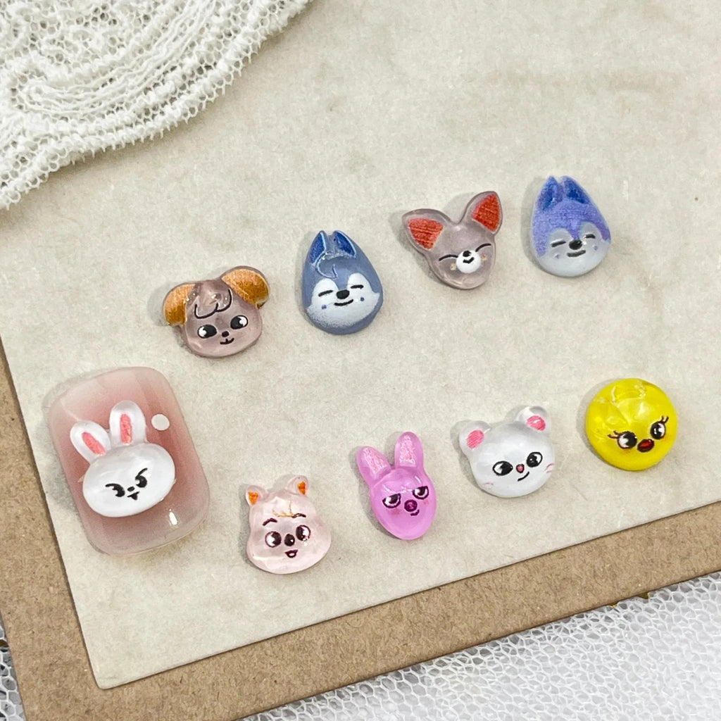 SKZOO 3D Luminous Nail Charms